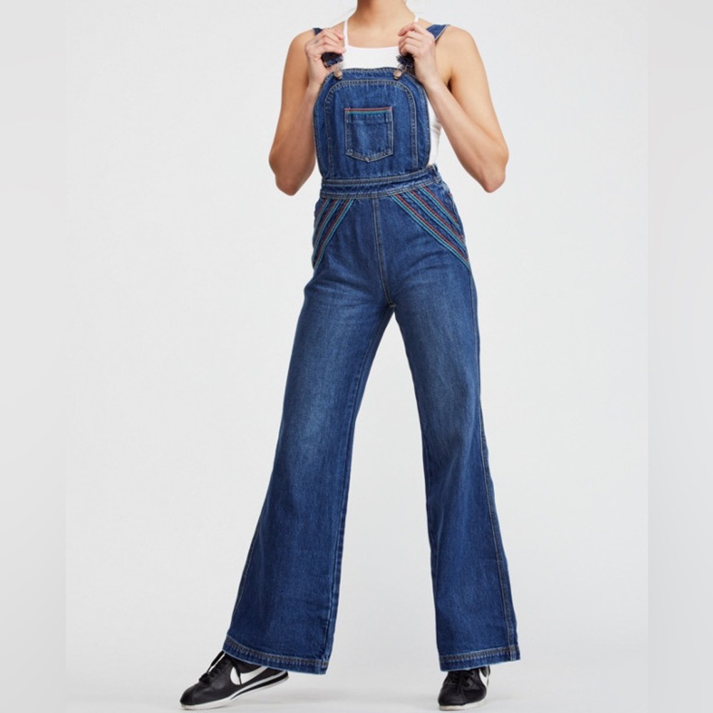We The Free Chasing Rainbows Overalls